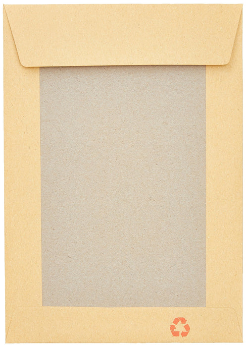 Purely Board Back Envelopes C5 Peel & Seal 229 x 162 mm Plain 120 gsm Manilla Pack of 125