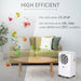 HOMCOM Portable Dehumidifier with Display Timer Setting 10 L