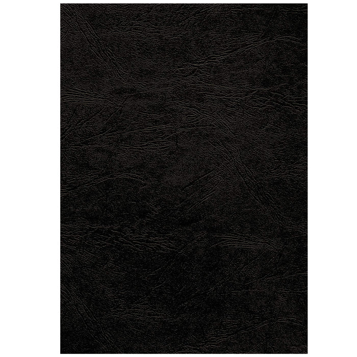 Fellowes Binding Cover Paper Black Pack of 100