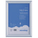 Niceday Wall Mountable Snap Frame 978915 DIN A4 210 x 297 mm Silver
