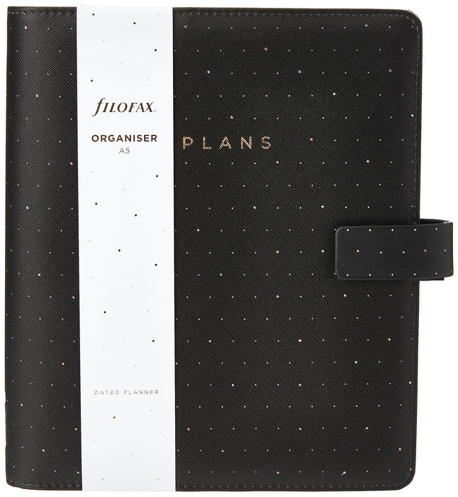 Filofax Moonlight Organiser A5 Black