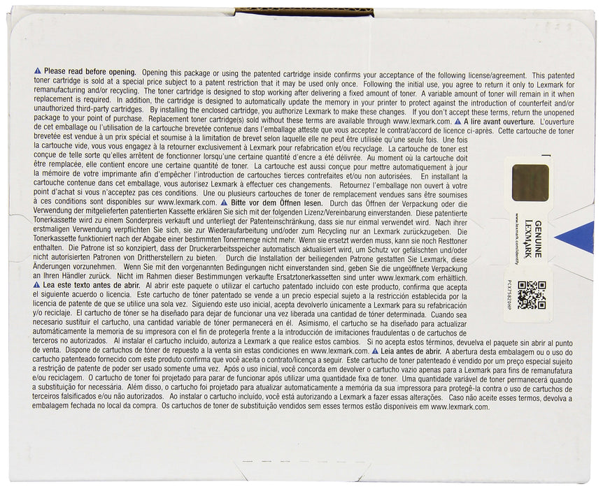 Lexmark Original Toner Cartridge 84C2HK0 Black