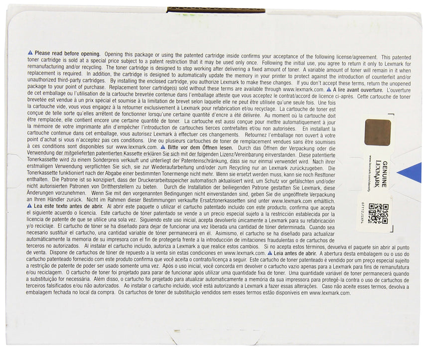 Lexmark Original Toner Cartridge 84C2HY0 Yellow