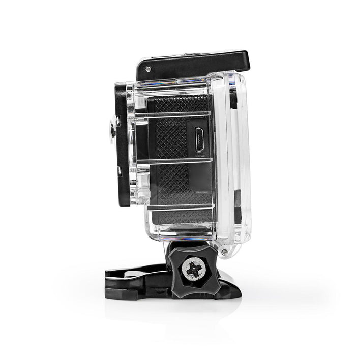 Nedis Action Cam - 1080p@30fps, 5 MPixel, Waterproof up to: 30.0 m, Mounts included - Black