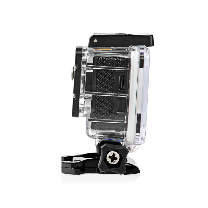 Nedis Action Cam - 1080p@30fps, 12 MPixel, Waterproof up to: 30.0 m, Mounts included - Black