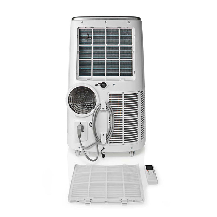 Nedis Mobile Air Conditioner - 14000 BTU, 120 m³, 3-Speed, Shut-off timer - White