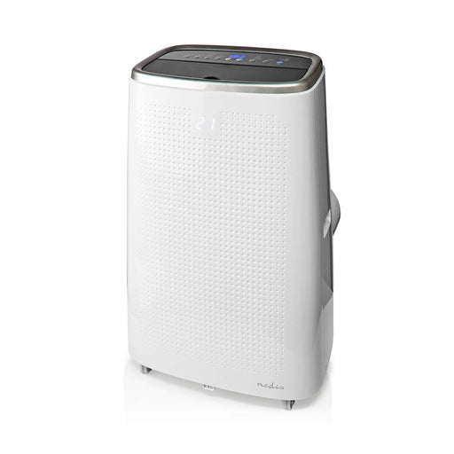 Nedis Mobile Air Conditioner - 14000 BTU, 120 m³, 3-Speed, Shut-off timer - White
