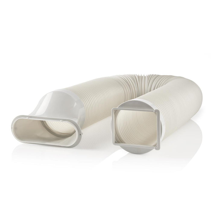 Nedis Mobile Air Conditioner - 7000 BTU, 60 m³, 2-Speed, Shut-off timer - White