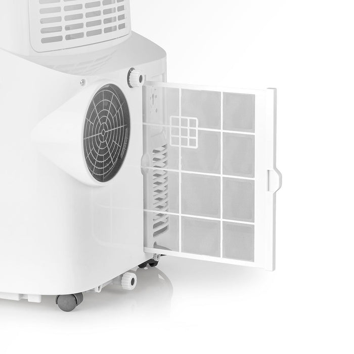 Nedis Mobile Air Conditioner - 9000 BTU, 80 m³, 3-Speed, Shut-off timer - White