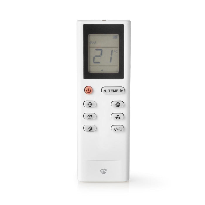 Nedis Mobile Air Conditioner - 9000 BTU, 80 m³, 3-Speed, Shut-off timer - White