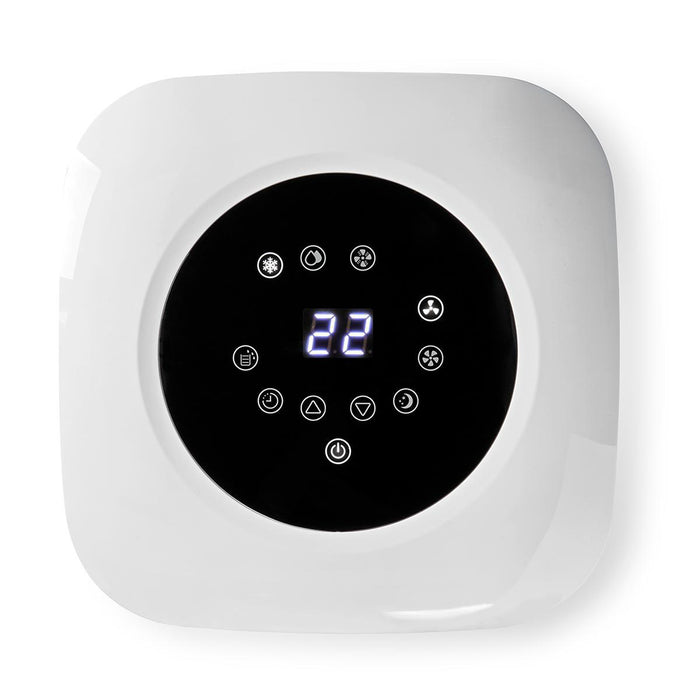 Nedis Mobile Air Conditioner - 9000 BTU, 80 m³, 2-Speed, Shut-off timer - White