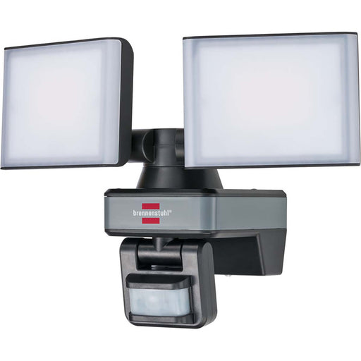 Brennenstuhl Connect WiFi LED Duo spotlight WFD 3050 P (LED outdoor spotlight 30W, 3500lm, IP54, various light functions controllable via app, with motion detector)