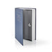 Nedis Vault - Book Safe, Key Lock, Indoor, 2 Keys Included - Blue / Silver