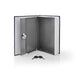 Nedis Vault - Book Safe, Key Lock, Indoor, 2 Keys Included - Blue / Silver