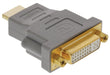 Bandridge High Speed HDMI Adapter HDMI Connector - DVI-D 24+1-Pin Female Grey