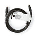Nedis Optical Audio Cable - TosLink Male, TosLink Male, 2.00 m, Black - Tag