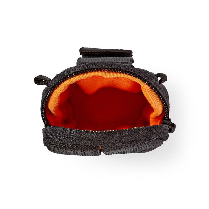 Nedis Camera Bag - Compact, Water-repellent, 30 mm, Total number of compartments: 1 - Black / Orange