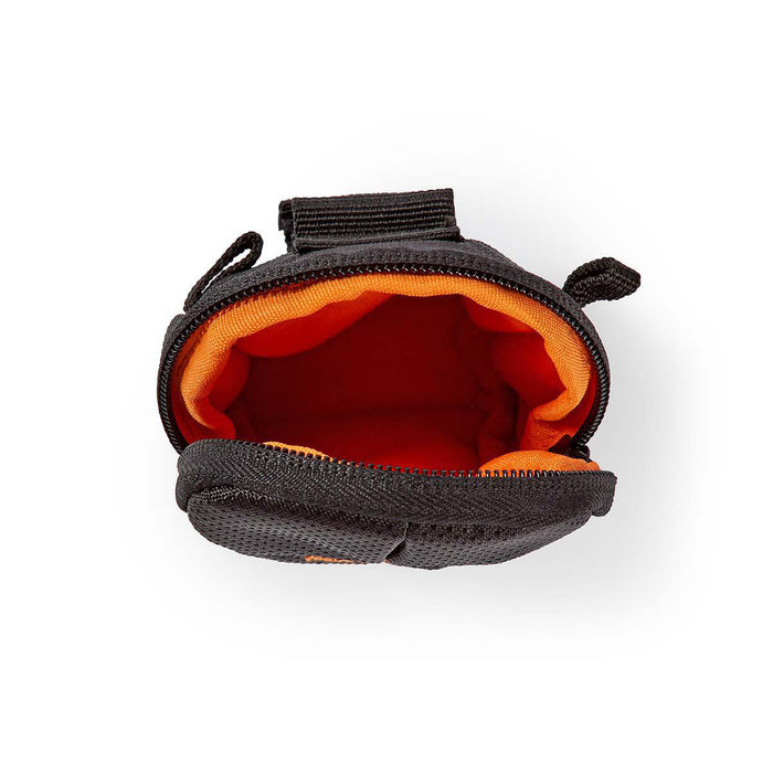 Nedis Camera Bag - Compact, Water-repellent, 35 mm, Total number of compartments: 1 - Black / Orange