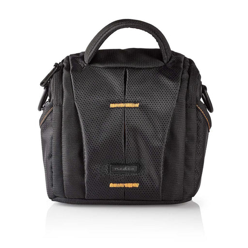 Nedis Camera Bag - Shoulder Bag, Water-repellent, 65 mm, Total number of compartments: 6 - Black / Orange