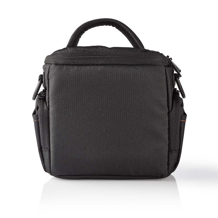 Nedis Camera Bag - Shoulder Bag, Water-repellent, 65 mm, Total number of compartments: 6 - Black / Orange