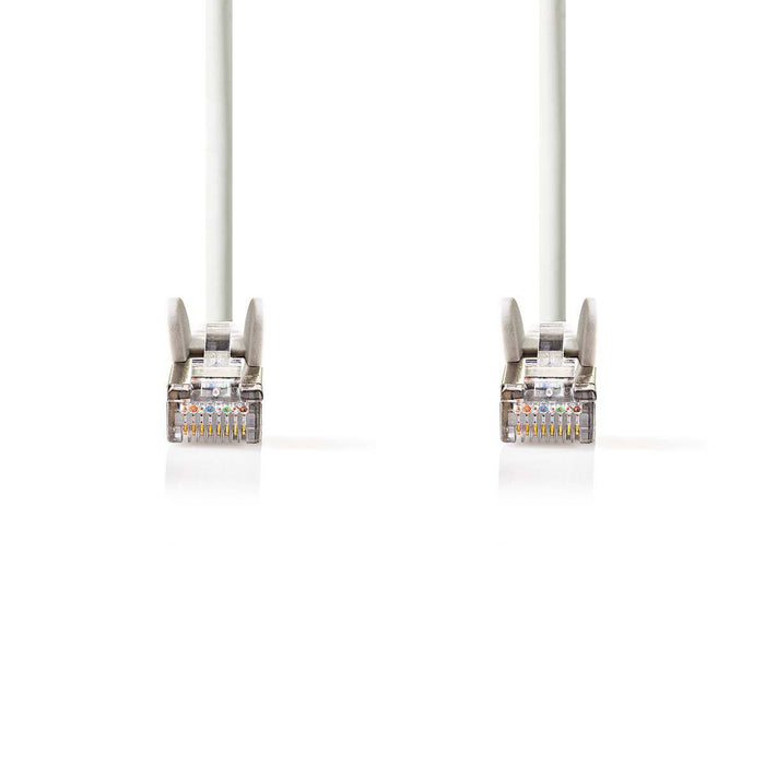 Nedis CAT5e Cable - SF/UTP, RJ45 Male, RJ45 Male, White - Blister