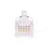 Nedis RJ45 Connector - Male, Solid UTP CAT5, Straight, Transparent - Box