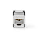 Nedis Keystone - CAT6a, RJ45 Female, U/UTP, ABS - Box