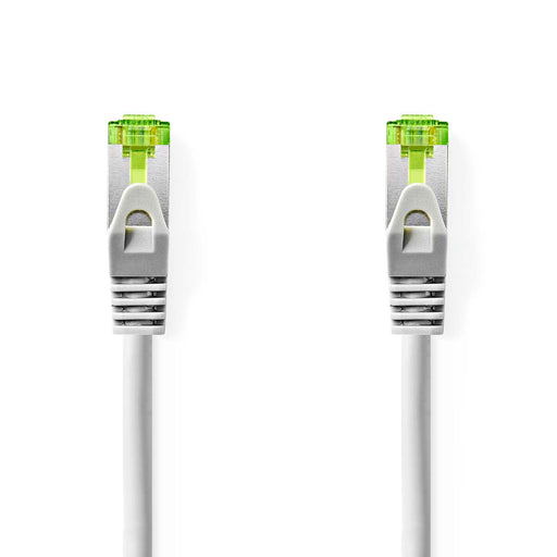 Nedis CAT7 Cable - S/FTP, RJ45 Male, RJ45 Male, Grey - Label