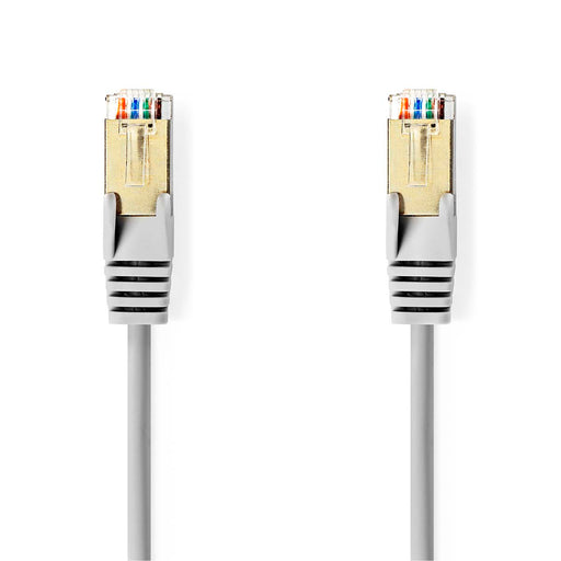 Nedis CAT5e Cable - SF/UTP, RJ45 Male, RJ45 Male, Grey - Envelope