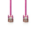 Nedis CAT5e Cable - SF/UTP, RJ45 Male, RJ45 Male, Pink - Polybag