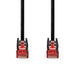 Nedis CAT6 Cable - RJ45 Male, RJ45 Male, U/UTP, Black - Envelope
