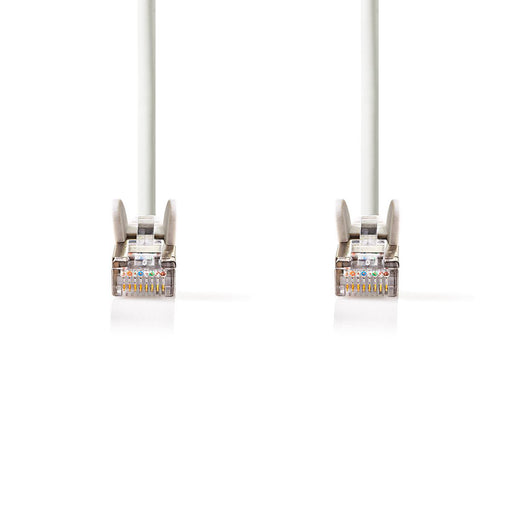 Nedis CAT6 Cable - RJ45 Male, RJ45 Male, SF/UTP, White - Polybag