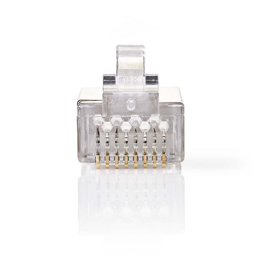 Nedis RJ45 Connector - Male, Stranded STP CAT6, Straight, Transparent - Polybag