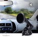 Nedis Wireless Car Charger - Qi certified, 7.5 / 10 / 15 W, 1.5 / 1.67 / 2 A, USB Type-C - Including cable