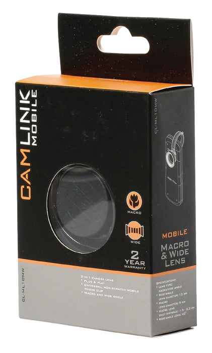 Camlink Mobile Phone Lens Macro / Wide Angle
