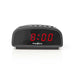 Nedis Digital Desk Alarm Clock - LED Display, Snooze function, No, No - Black