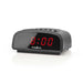 Nedis Digital Desk Alarm Clock - LED Display, Snooze function, No, No - Black