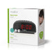 Nedis Digital Desk Alarm Clock - LED Display, Snooze function, No, No - Black