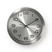 Nedis Wall Clock - Diameter: 300 mm - Stainless Steel - Silver, 