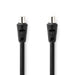 Nedis Coax Cable - IEC (Coax) Male, IEC (Coax) Female, Nickel Plated, Black - Envelope