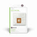 Nedis Vacuum Cleaner Bag - 4 pcs, Synthetic, Most sold for: Nilfisk, Most sold for: Nilfisk - White