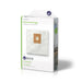 Nedis Vacuum Cleaner Bag - 4 pcs, Synthetic, Most sold for: Philips, Most sold for: Philips - White