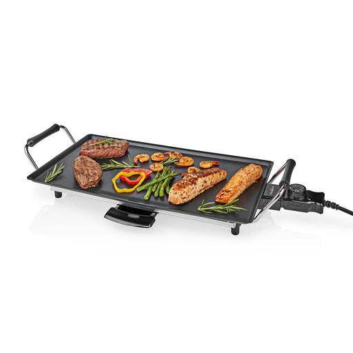 Nedis Teppanyaki Table Grill - Baking surface ( l x w ): 47.5 x 26.5 cm - 5 Heat Settings, 