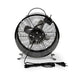 Nedis Table Fan - Mains Powered, Diameter: 250 mm, 20 W, 2-Speed - Gun Metal Grey