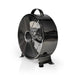 Nedis Table Fan - Mains Powered, Diameter: 250 mm, 20 W, 2-Speed - Gun Metal Grey