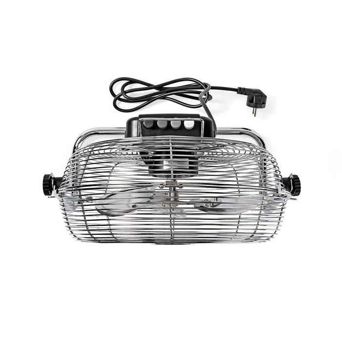 Nedis Floor Fan - 300 mm, 3-Speed, Tiltable, Tiltable - Metal