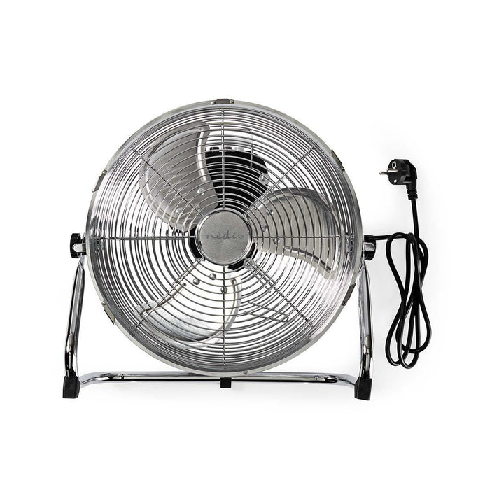 Nedis Floor Fan - 300 mm, 3-Speed, Tiltable, Tiltable - Metal