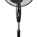 Nedis Stand Fan - Diameter: 400 mm, 3-Speed, Oscillation, Adjustable height - Black