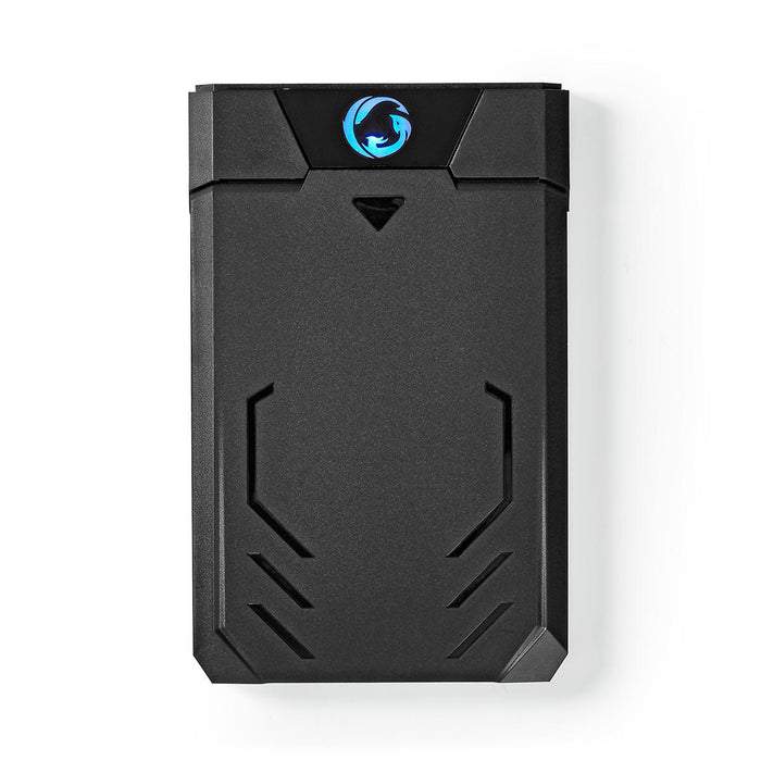 Nedis Gaming Hard Disk Enclosure - 2.5", SATA III 6 Gb/s, USB 3.1, LED - Plastic
