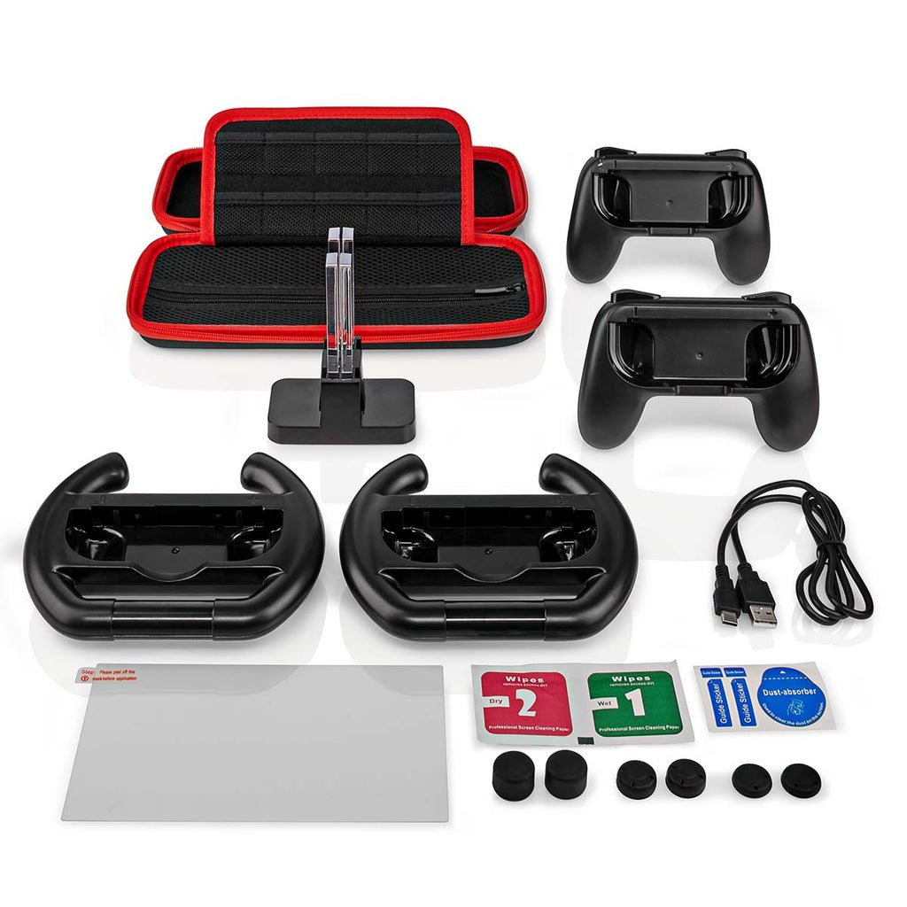 Nedis Gaming Starter Kit Compatible With Nintendo Switch OLED 13-in-1
